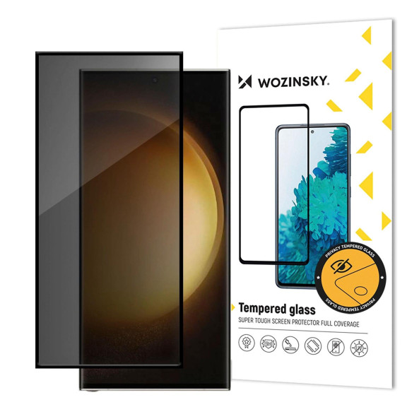 Wozinsky Privacy Glass Samsung Galaxy S24 Ultra Panzerglas Sichtschutz – Weiteres Produktbild 1 Wozinsky Privacy Glass Samsung Galaxy S24 Ultra Panzerglas Sichtschutz – Weiteres Produktbild 1
