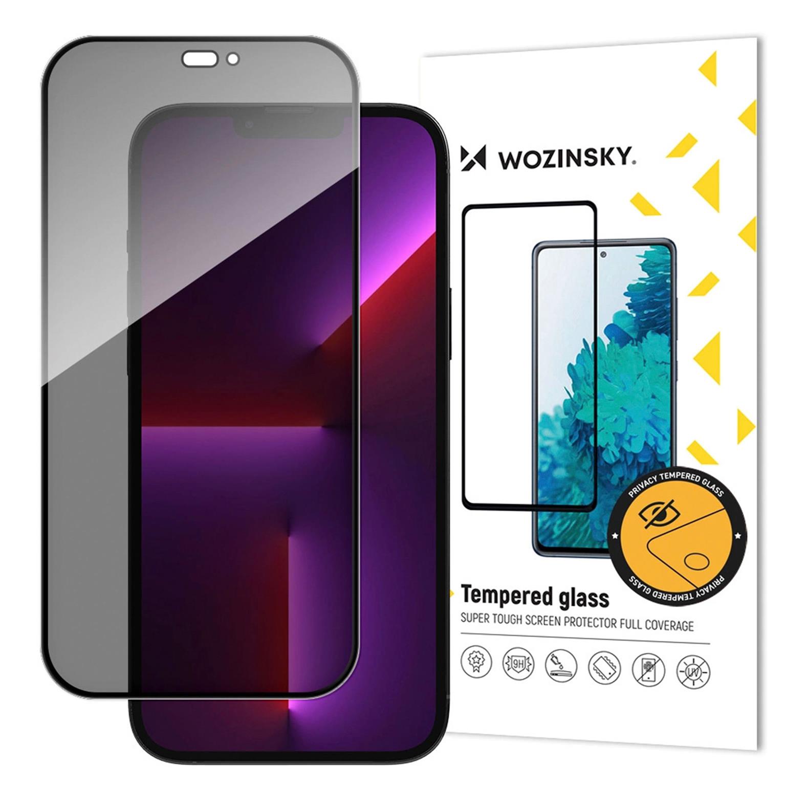 Wozinsky Privacy Glass iPhone 14 Pro Max Panzerglas Sichtschutz – Weiteres Produktbild 1 Wozinsky Privacy Glass iPhone 14 Pro Max Panzerglas Sichtschutz – Weiteres Produktbild 1