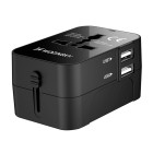 Wozinsky Reiseadapter Universal 24W EU US UK AUS – Reiseadapter weltweit mit USB für internationale Steckdosen – Produktbild 1