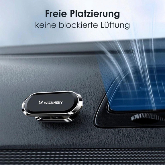 WOZINSKY WMH-06 – Selbstklebende magnetische 360 Grad Auto-Halterung für Armaturenbrett silber – Weiteres Produktbild 3 WOZINSKY WMH-06 – Selbstklebende magnetische 360 Grad Auto-Halterung für Armaturenbrett silber – Weiteres Produktbild 3