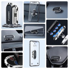 WOZINSKY WMH-06 – Selbstklebende magnetische 360 Grad Auto-Halterung für Armaturenbrett silber – Weiteres Produktbild 5