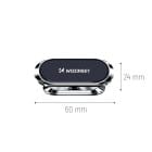 WOZINSKY WMH-06 – Selbstklebende magnetische 360 Grad Auto-Halterung für Armaturenbrett silber – Weiteres Produktbild 6