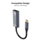Wozinsky USB-C auf HDMI Adapter 4K 60Hz schwarz – HDMI Adapter für Monitor und Ultra HD Bildschirmübertragung – Produktbild 7