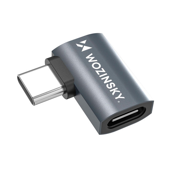 Wozinsky USB-C Winkeladapter – seitlich abgewinkelter USB-C Adapter 40 Gbit/s 240W 8K OTG – Weiteres Produktbild 1