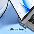 Wozinsky USB-C Winkeladapter – seitlich abgewinkelter USB-C Adapter 40 Gbit/s 240W 8K OTG – Produktbild 6