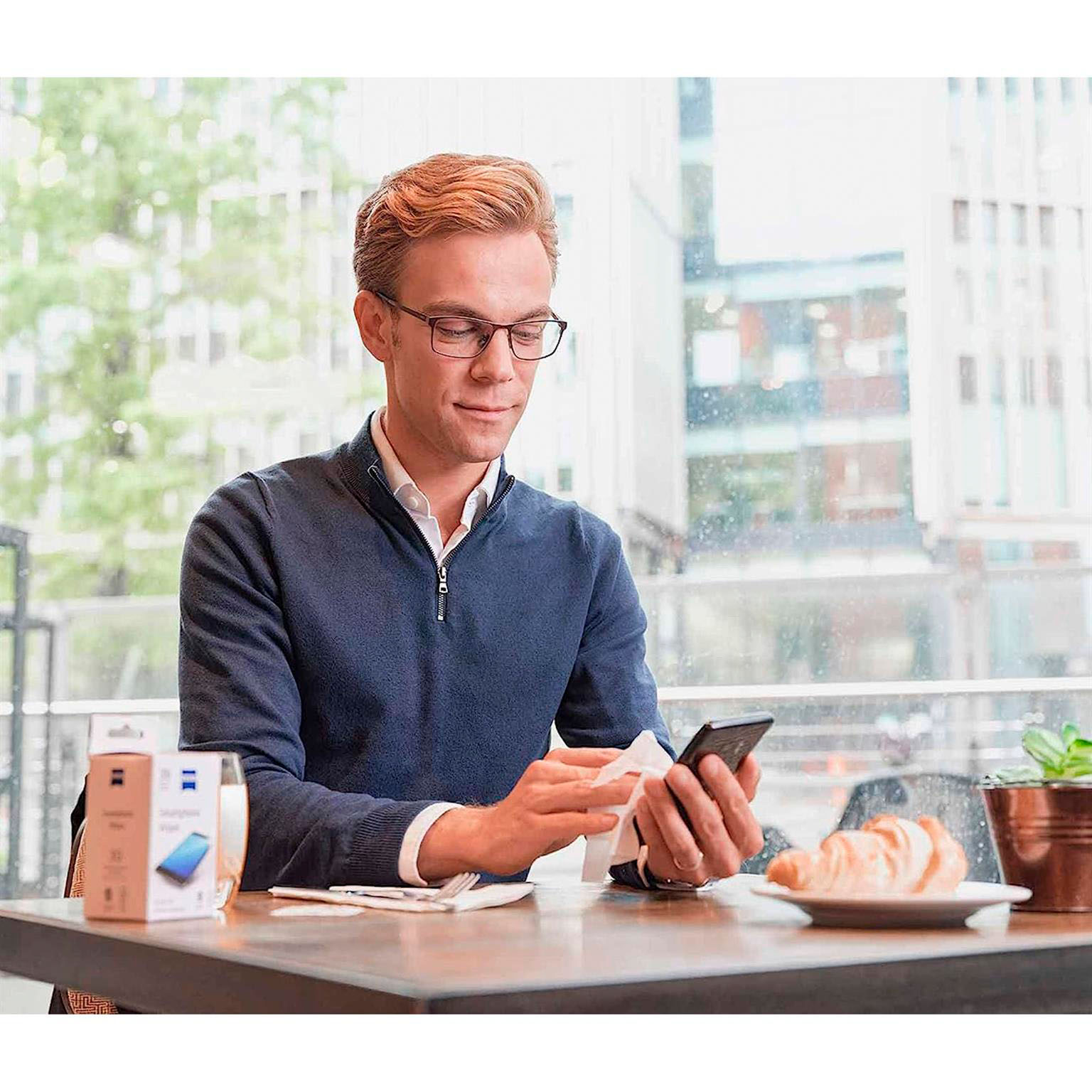Zeiss Smartphone Reinigungstücher – alkoholfreie Display Pflege für Smartphones und andere Geräte, 180 Stück – Weiteres Produktbild 4