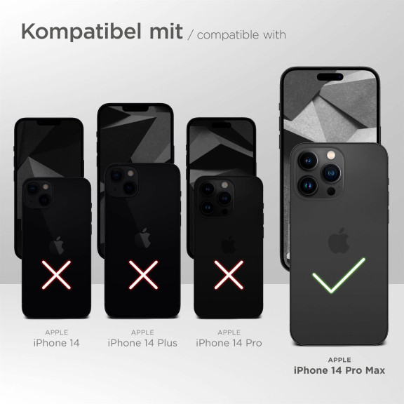 moex Flip Case iPhone 14 Pro Max Klapphülle Leder Optik – Weiteres Produktbild 8 moex Flip Case iPhone 14 Pro Max Klapphülle Leder Optik – Weiteres Produktbild 8