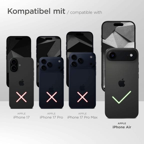 ONEFLOW Nova Case iPhone Air Transparente Hülle mit MagSafe – Weiteres Produktbild 8 ONEFLOW Nova Case iPhone Air Transparente Hülle mit MagSafe – Weiteres Produktbild 8