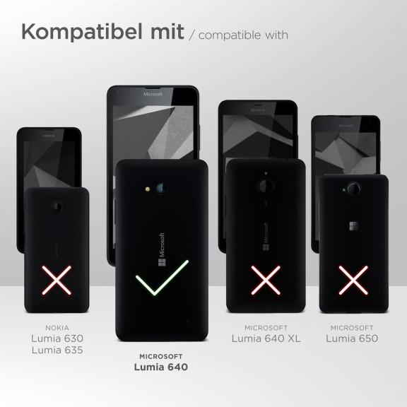 moex Flip Case Microsoft Lumia 640 Klapphülle Leder Optik – Weiteres Produktbild 8 moex Flip Case Microsoft Lumia 640 Klapphülle Leder Optik – Weiteres Produktbild 8