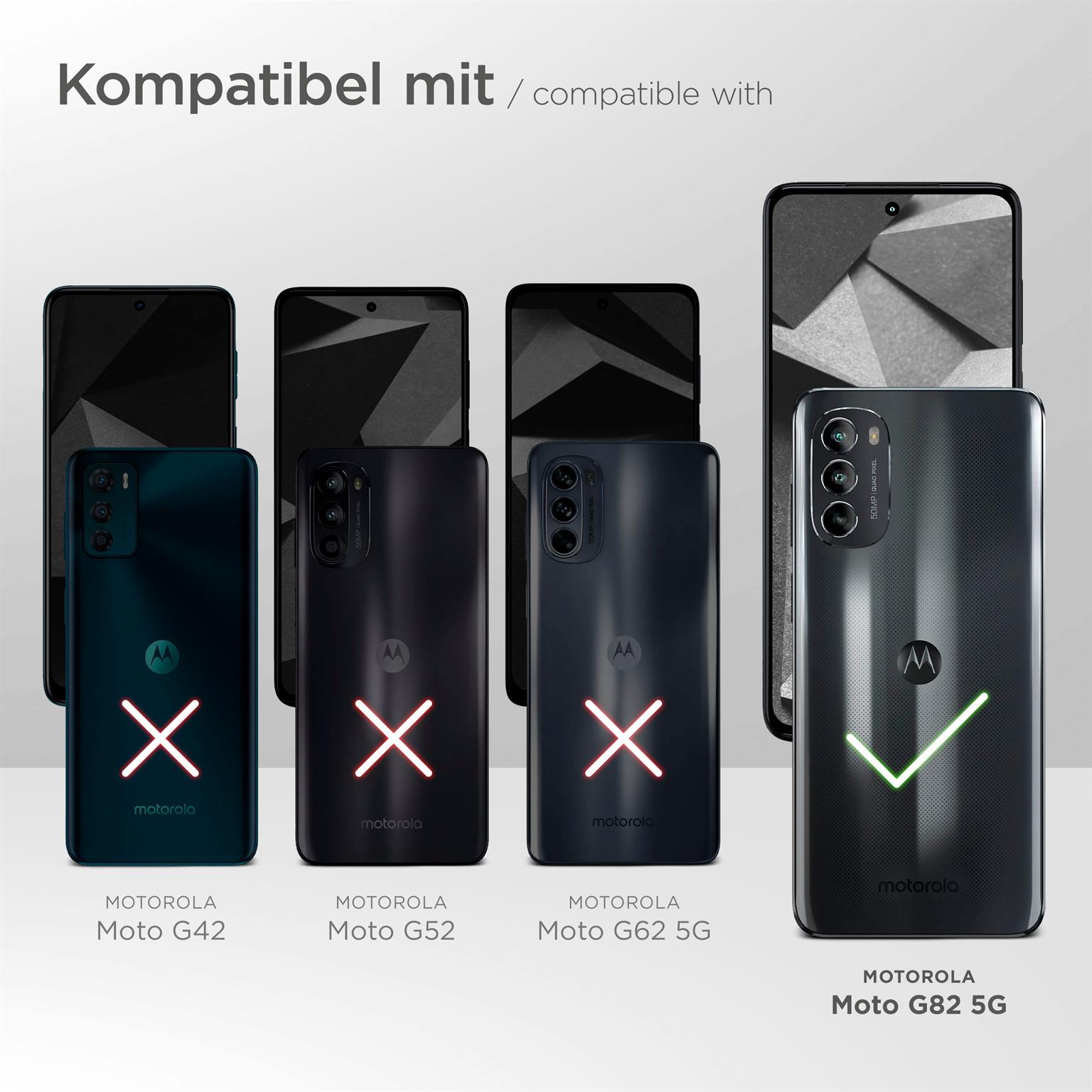 Cadorabo cover compatibile con Motorola MOTO G52 4G / G82 5G, cover in silicone liquido per MOTO G52 4G / G82 5G, custodia in silicone, resistente ai Cadorabo cover compatibile con Motorola MOTO G52 4G / G82 5G, cover in silicone liquido per MOTO G52 4G / G82 5G, custodia in silicone, resistente ai