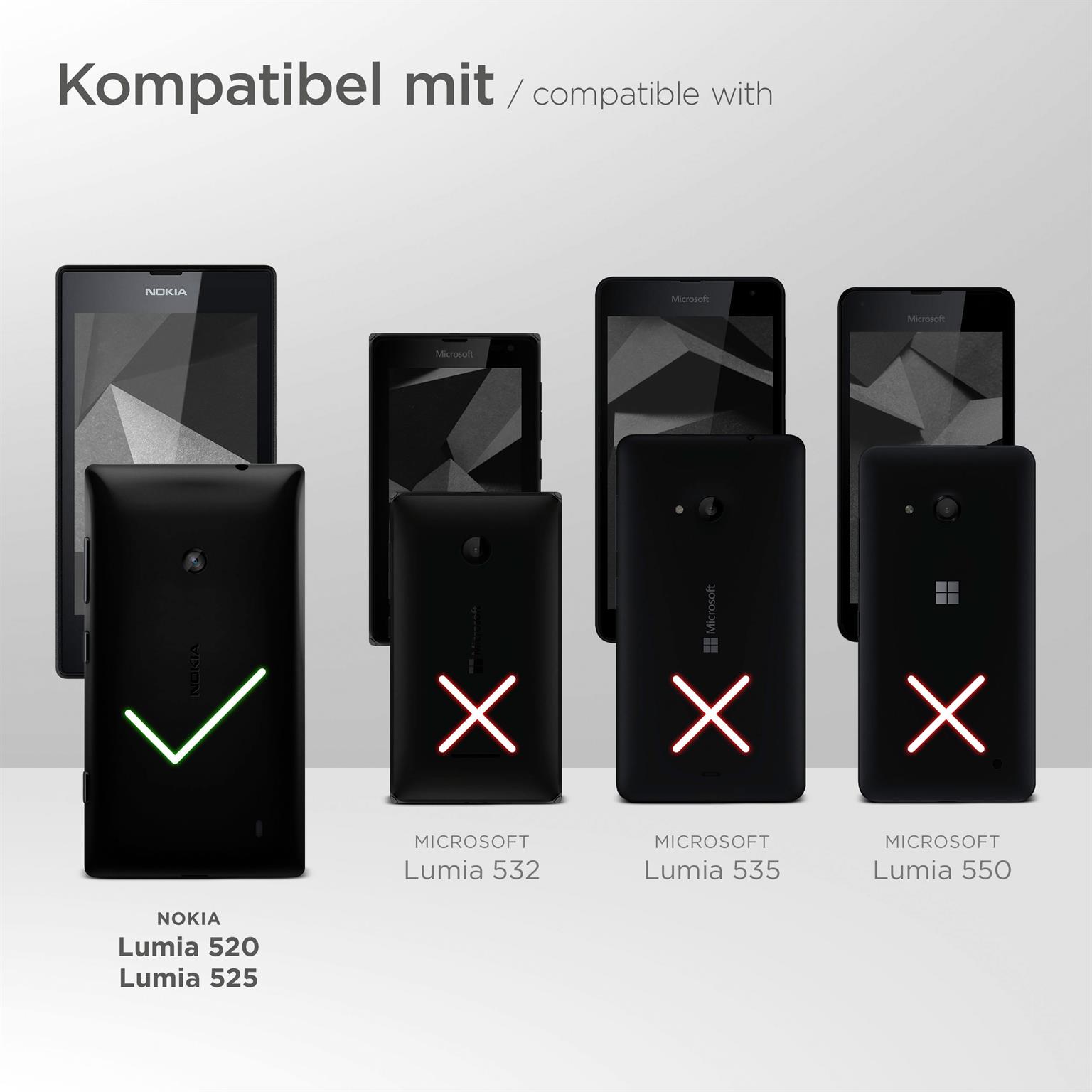 moex Book Case für Nokia Lumia 525 Klapphülle mit Kartenfach – Weiteres Produktbild 8 moex Book Case für Nokia Lumia 525 Klapphülle mit Kartenfach – Weiteres Produktbild 8