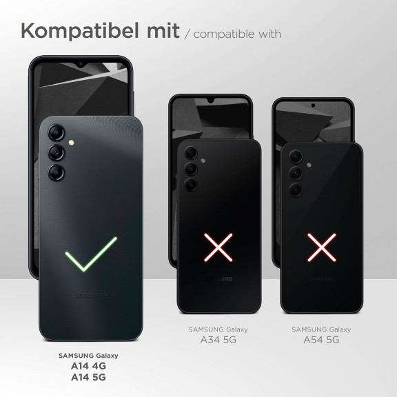 ONEFLOW Business Case Samsung Galaxy A14 (4G) Handytasche mit Kartenfach – Weiteres Produktbild 9 ONEFLOW Business Case Samsung Galaxy A14 (4G) Handytasche mit Kartenfach – Weiteres Produktbild 9