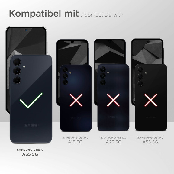 moex Flip Case Samsung Galaxy A35 5G Klapphülle Leder Optik – Weiteres Produktbild 8 moex Flip Case Samsung Galaxy A35 5G Klapphülle Leder Optik – Weiteres Produktbild 8