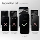 moex Comfort Case für Samsung Galaxy A7 (2017) – Klapphülle mit Fenster, ultra dünnes Flip Case – Weiteres Produktbild 8