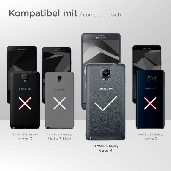 moex Book Case für Samsung Galaxy Note 4 Klapphülle mit Kartenfach – Weiteres Produktbild 8 moex Book Case für Samsung Galaxy Note 4 Klapphülle mit Kartenfach – Weiteres Produktbild 8