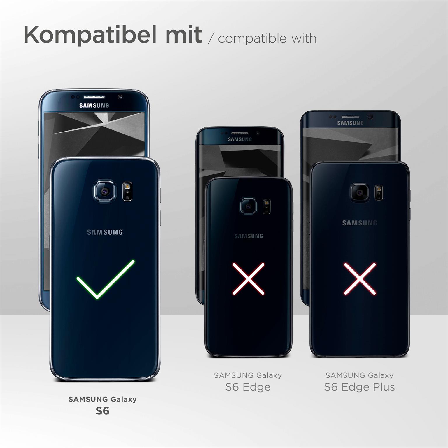moex Flip Case Samsung Galaxy S6 Klapphülle Leder Optik – Weiteres Produktbild 8 moex Flip Case Samsung Galaxy S6 Klapphülle Leder Optik – Weiteres Produktbild 8