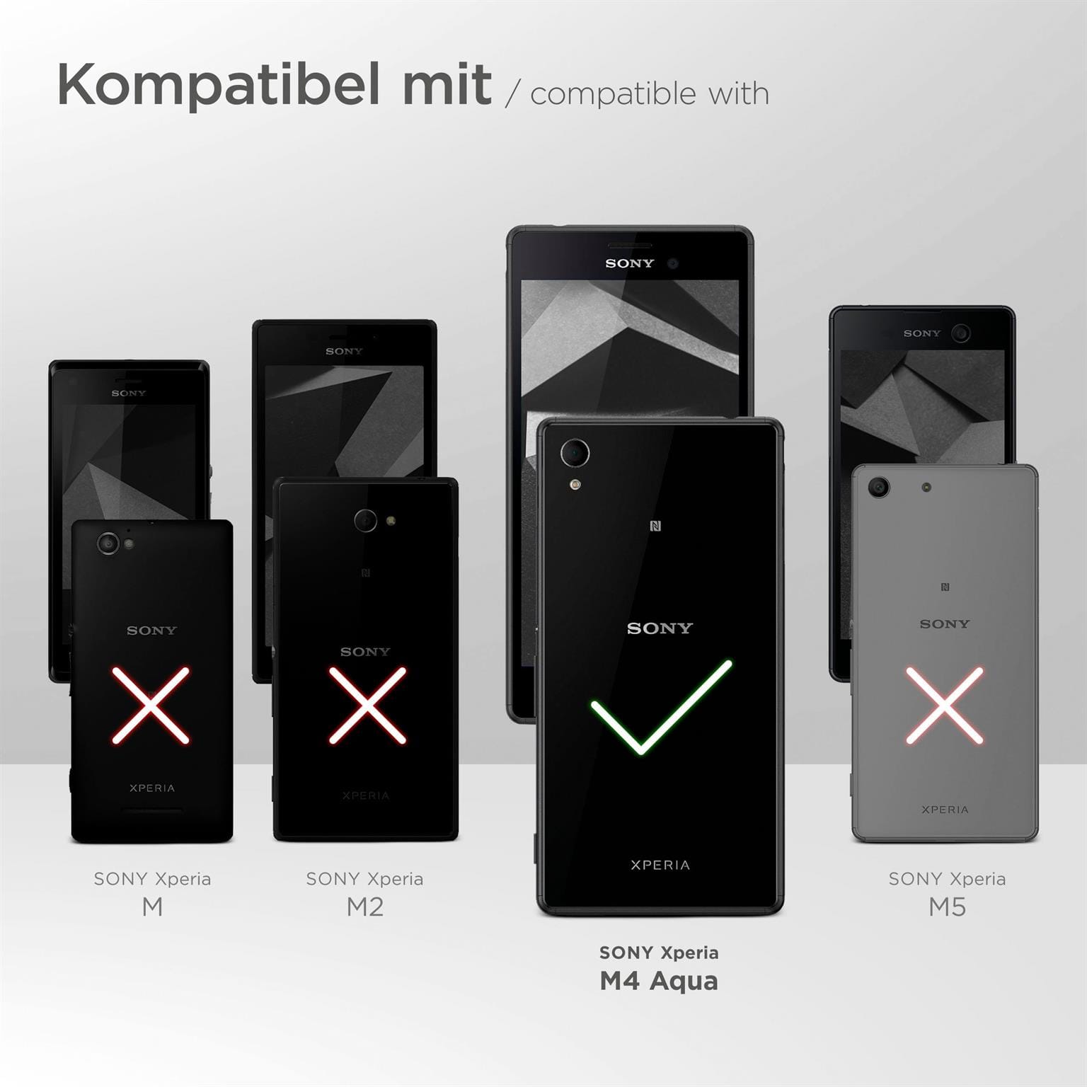 moex Book Case für Sony Xperia M4 Aqua Klapphülle mit Kartenfach – Weiteres Produktbild 8 moex Book Case für Sony Xperia M4 Aqua Klapphülle mit Kartenfach – Weiteres Produktbild 8