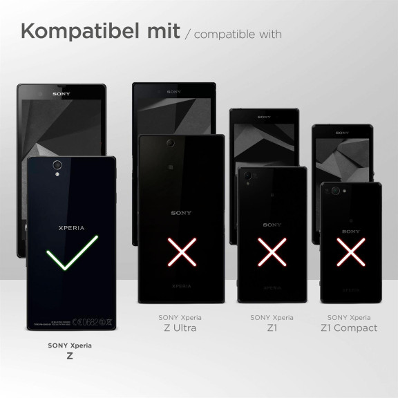 moex Flip Case Sony Xperia Z Klapphülle Leder Optik – Weiteres Produktbild 8 moex Flip Case Sony Xperia Z Klapphülle Leder Optik – Weiteres Produktbild 8