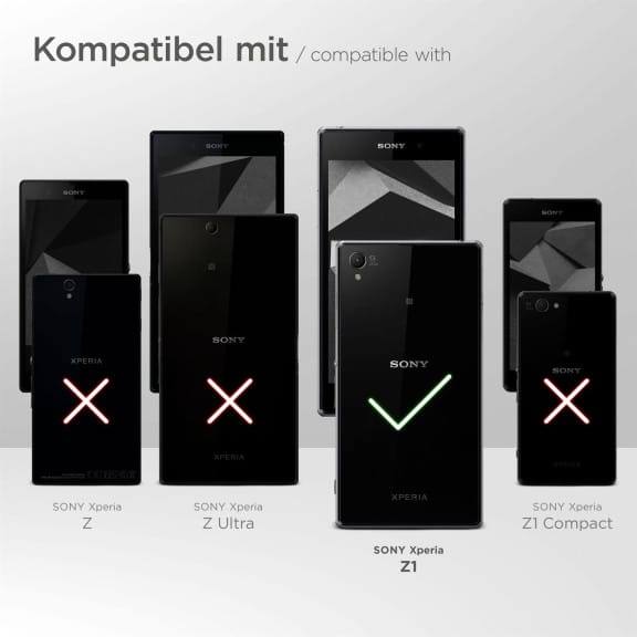moex Book Case für Sony Xperia Z1 Klapphülle mit Kartenfach – Weiteres Produktbild 8 moex Book Case für Sony Xperia Z1 Klapphülle mit Kartenfach – Weiteres Produktbild 8