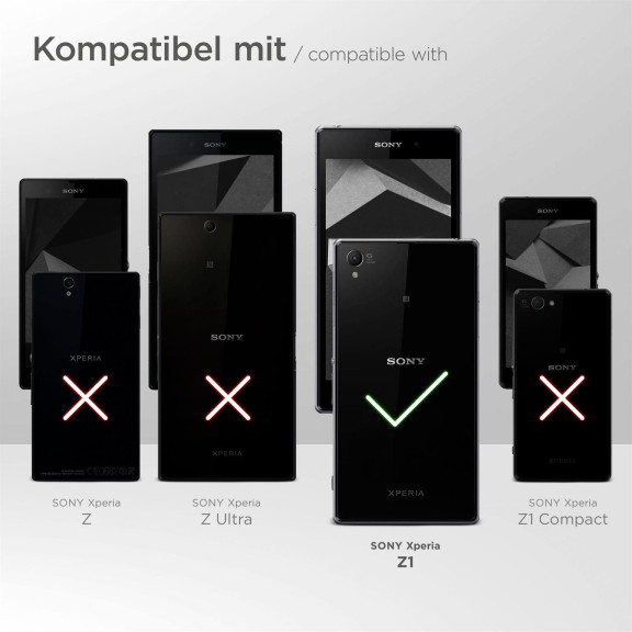 moex Book Case für Sony Xperia Z1 Klapphülle mit Kartenfach – Weiteres Produktbild 8 moex Book Case für Sony Xperia Z1 Klapphülle mit Kartenfach – Weiteres Produktbild 8