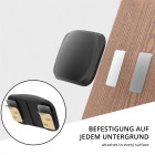 moex AirTag-Halterung fürs Auto, AirTag-Hülle mit Magnet für Metallflächen, 2 Klebeplättchen – AirSnap – Produktbild 6