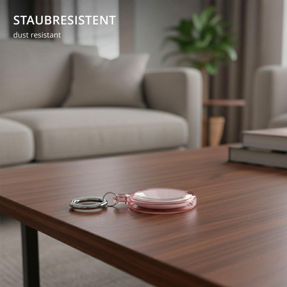 moex Wasserdichte AirTag Hülle für Schlüsselbund aus TPU mit Schlüsselanhänger – AquaTag – Weiteres Produktbild 4