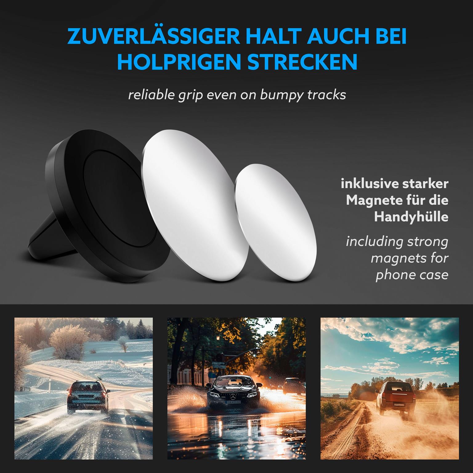 moex Auto-Handyhalterung Magnet für Lüftung – BumpGrip – Weiteres Produktbild 4