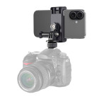 moex CamGrip Smartphone Halterung für Kamera Handyhalterung mit Adapter für DSLR Kamera und Stativ – Produktbild 1