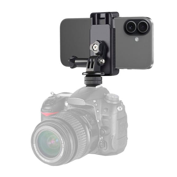 moex CamGrip Smartphone Halterung für Kamera Handyhalterung mit Adapter für DSLR Kamera und Stativ – Weiteres Produktbild 1 moex CamGrip Smartphone Halterung für Kamera Handyhalterung mit Adapter für DSLR Kamera und Stativ – Weiteres Produktbild 1
