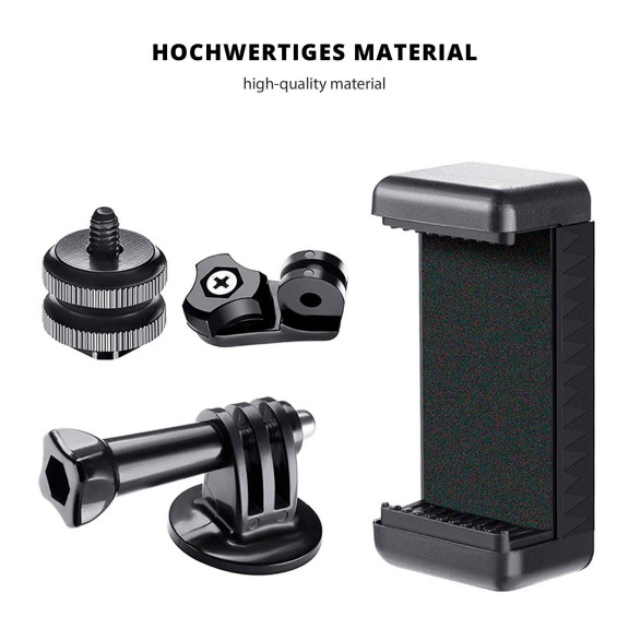 moex CamGrip Smartphone Halterung für Kamera Handyhalterung mit Adapter für DSLR Kamera und Stativ – Weiteres Produktbild 5