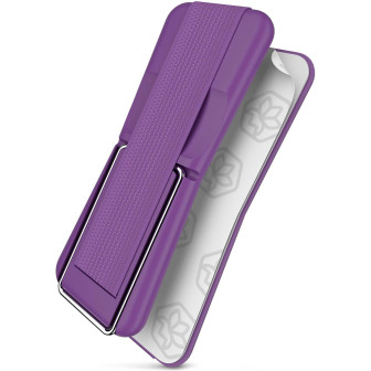 ONEFLOW Handy-Griff mit Fingerhalter und integriertem Ständer – ClipGrip – Violett