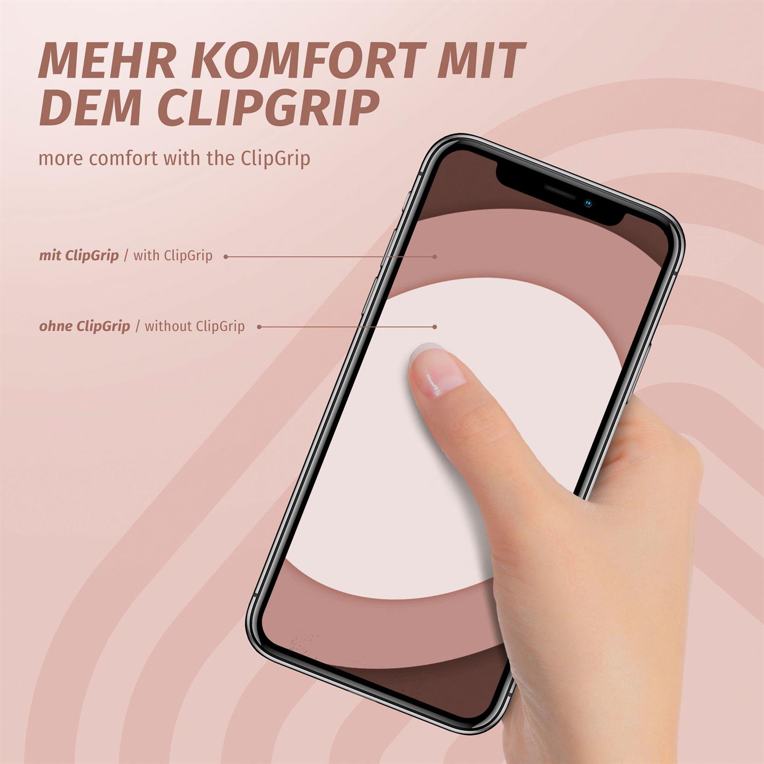 ONEFLOW Handy-Griff mit Fingerhalter und integriertem Ständer – ClipGrip – Weiteres Produktbild 4