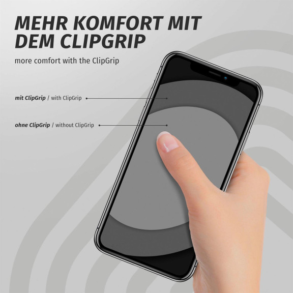 ONEFLOW Handy-Griff mit Fingerhalter und integriertem Ständer – ClipGrip – Weiteres Produktbild 5
