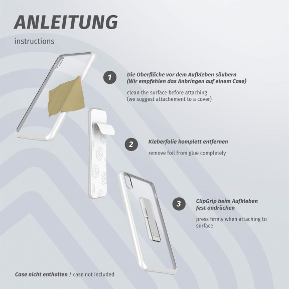 ONEFLOW Handy-Griff mit Fingerhalter und integriertem Ständer – ClipGrip – Weiteres Produktbild 8 ONEFLOW Handy-Griff mit Fingerhalter und integriertem Ständer – ClipGrip – Weiteres Produktbild 8