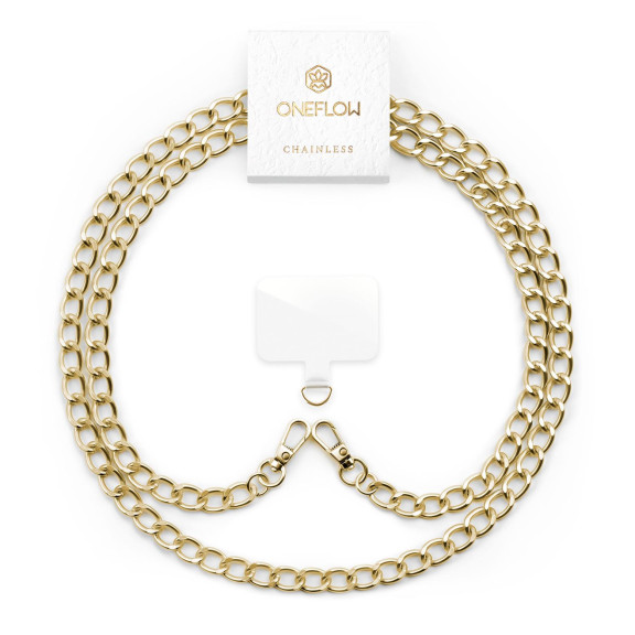 ONEFLOW Universal Handykette Edelstahl abnehmbar – CHAINLESS Curb Chain – Weiteres Produktbild 1 ONEFLOW Universal Handykette Edelstahl abnehmbar – CHAINLESS Curb Chain – Weiteres Produktbild 1