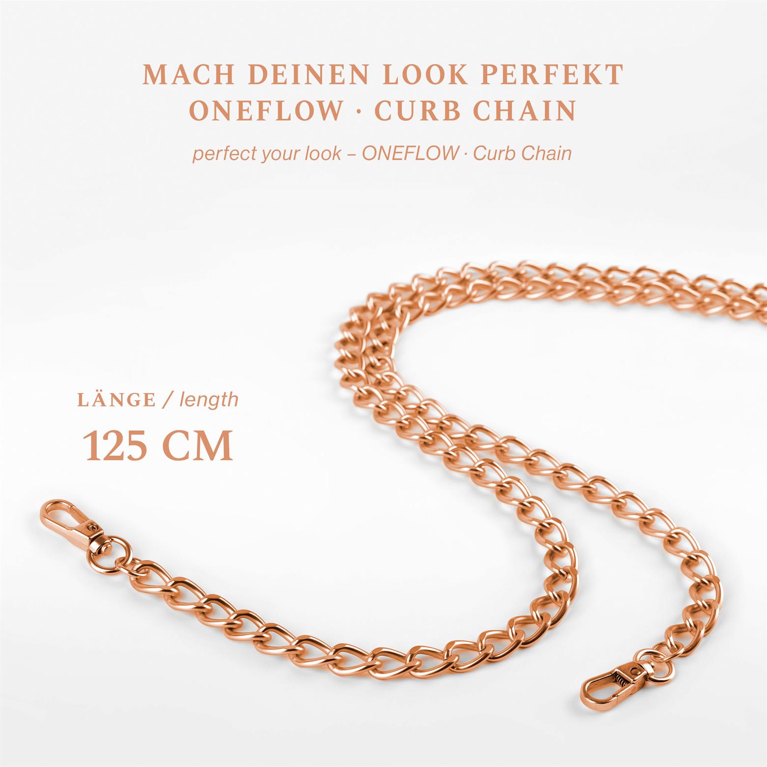 ONEFLOW Universal Handykette Edelstahl abnehmbar – CHAINLESS Curb Chain – Weiteres Produktbild 1