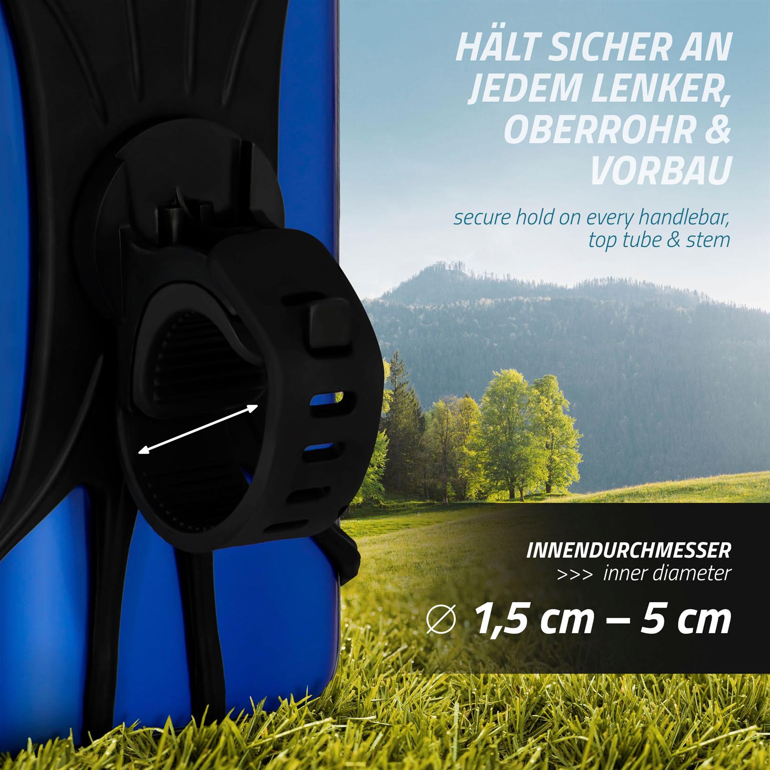 moex Fahrrad-Handyhalterung Gummi – auch für E-Bike – Elastic Pro – Weiteres Produktbild 3