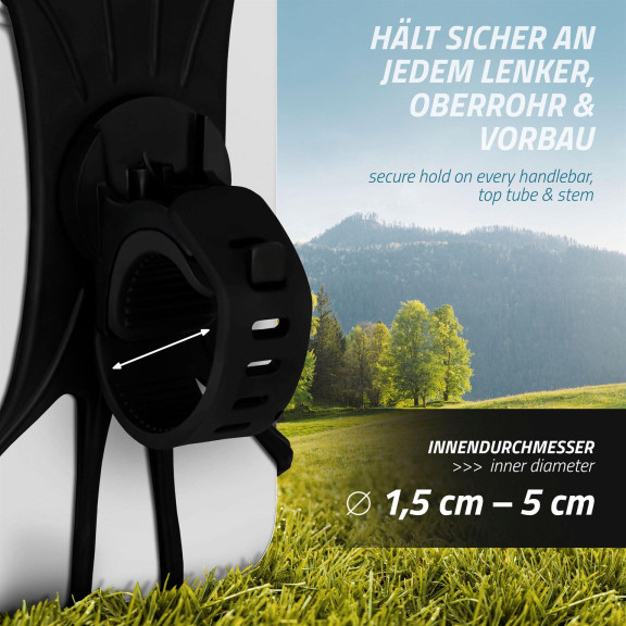moex Fahrrad-Handyhalterung Gummi – auch für E-Bike – Elastic Pro – Weiteres Produktbild 4