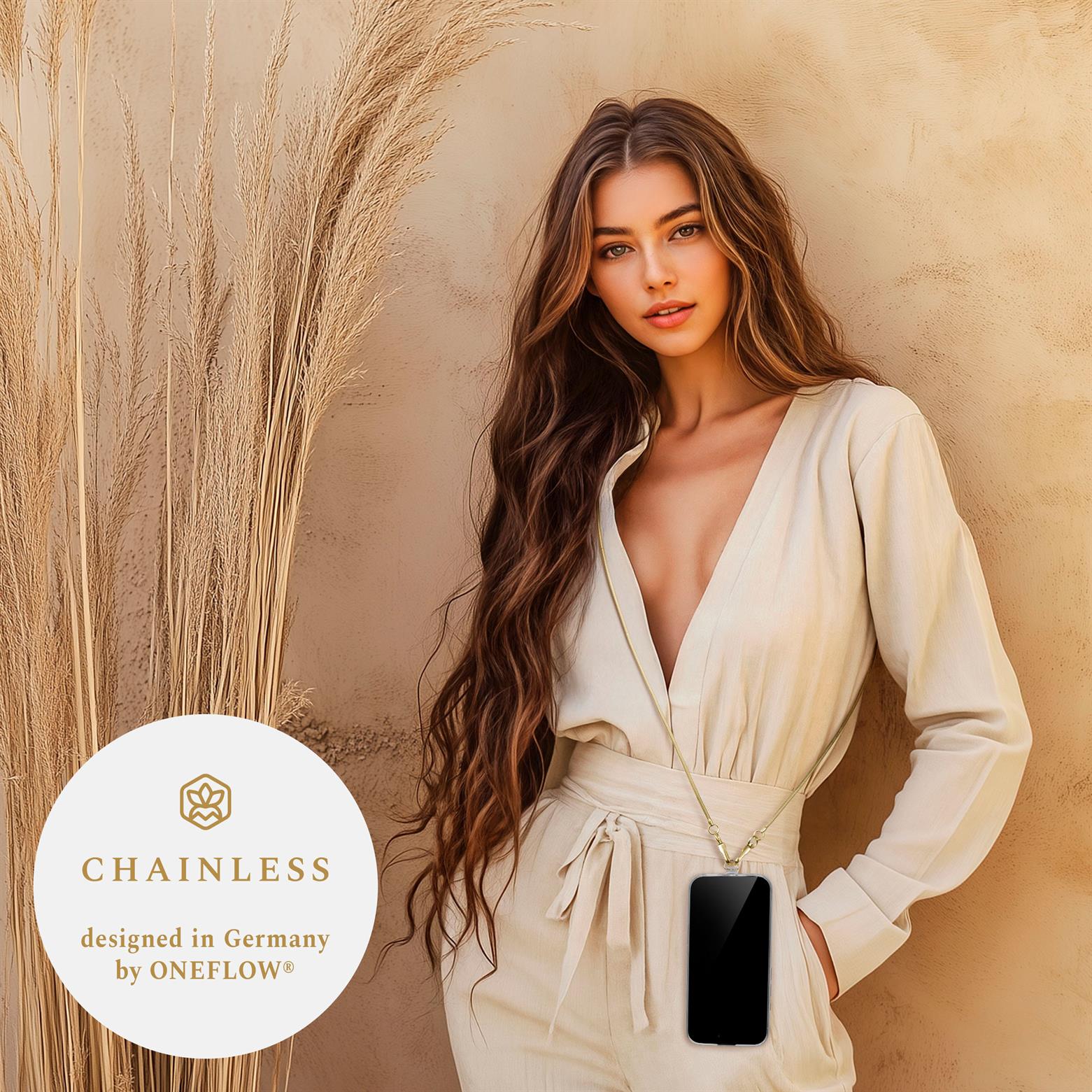 ONEFLOW Universal Handykette Edelstahl abnehmbar – CHAINLESS Fine Chain – Weiteres Produktbild 3 ONEFLOW Universal Handykette Edelstahl abnehmbar – CHAINLESS Fine Chain – Weiteres Produktbild 3
