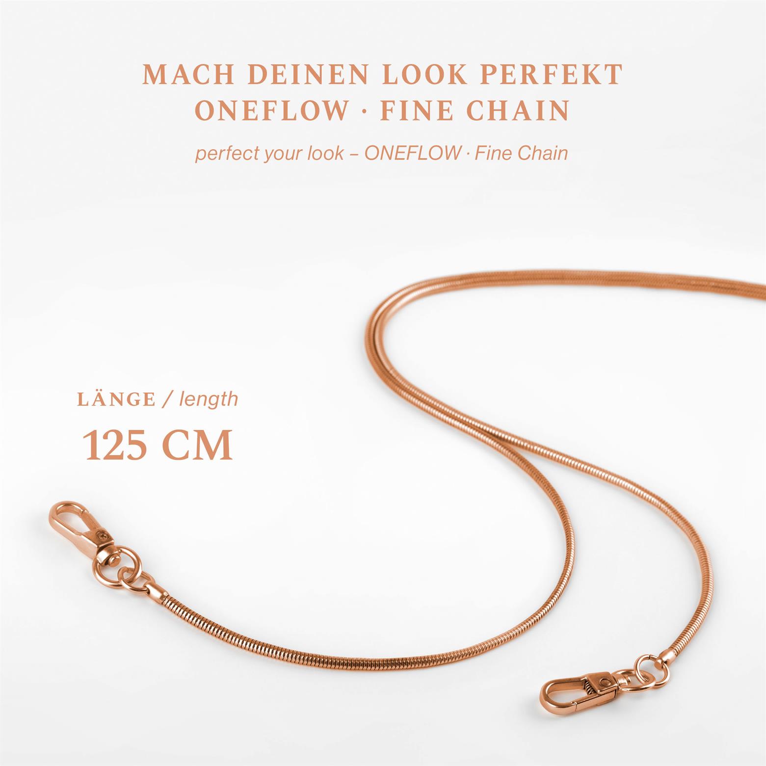 ONEFLOW Universal Handykette Edelstahl abnehmbar – CHAINLESS Fine Chain – Weiteres Produktbild 1