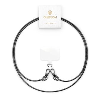 ONEFLOW Universal Handykette Edelstahl abnehmbar – CHAINLESS Fine Chain – Schwarz ONEFLOW Universal Handykette Edelstahl abnehmbar – CHAINLESS Fine Chain – Schwarz