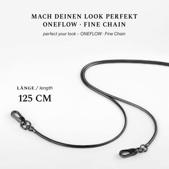 ONEFLOW Universal Handykette Edelstahl abnehmbar – CHAINLESS Fine Chain – Weiteres Produktbild 2