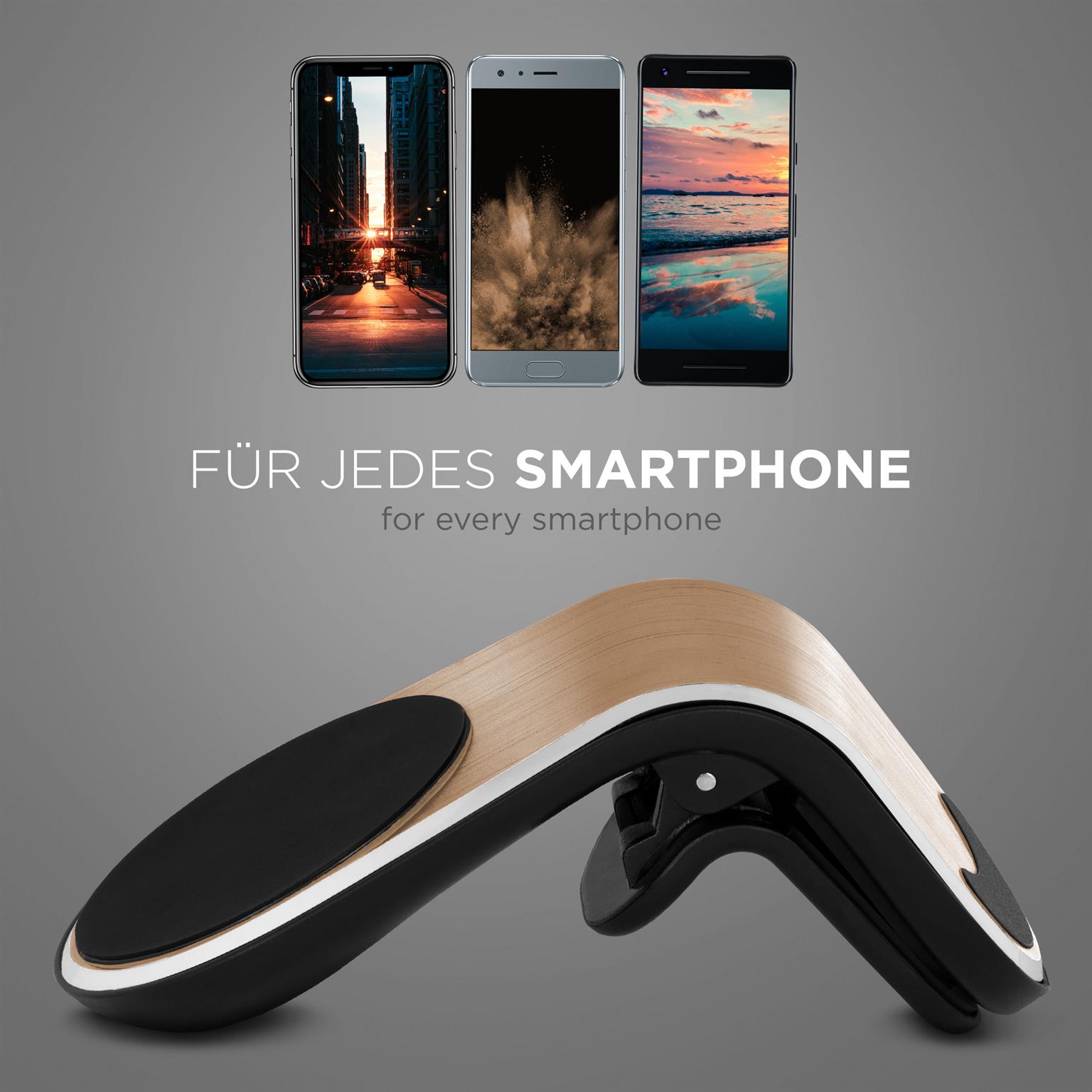 ONEFLOW Auto-Handyhalterung Magnet Alu für Lüftung – Flex Grip – Weiteres Produktbild 3 ONEFLOW Auto-Handyhalterung Magnet Alu für Lüftung – Flex Grip – Weiteres Produktbild 3