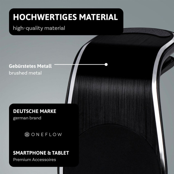 ONEFLOW Auto-Handyhalterung Magnet Alu für Lüftung – Flex Grip – Weiteres Produktbild 3