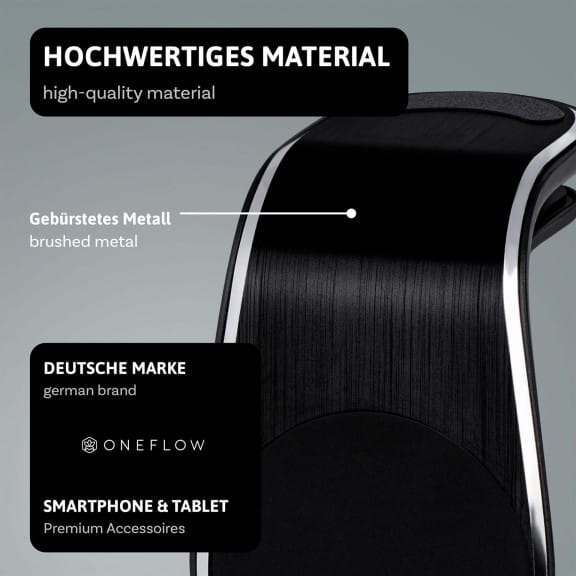 ONEFLOW Auto-Handyhalterung Magnet Alu für Lüftung – Flex Grip – Weiteres Produktbild 3 ONEFLOW Auto-Handyhalterung Magnet Alu für Lüftung – Flex Grip – Weiteres Produktbild 3