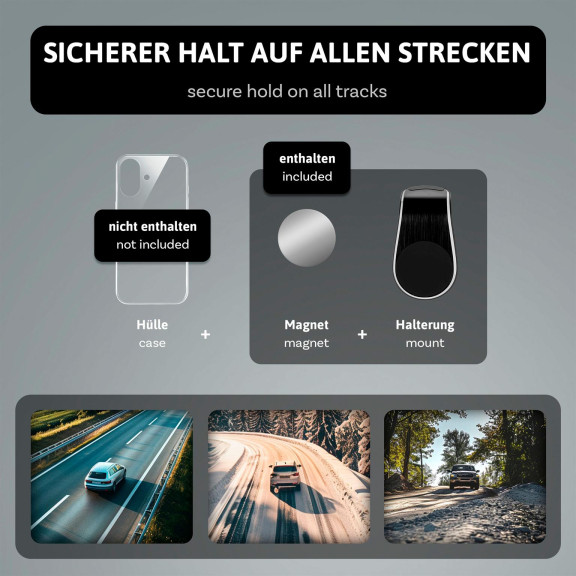ONEFLOW Auto-Handyhalterung Magnet Alu für Lüftung – Flex Grip – Weiteres Produktbild 8