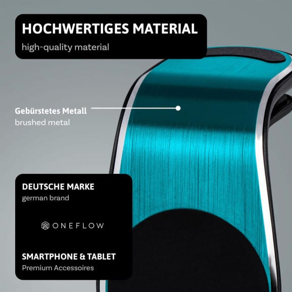 ONEFLOW Auto-Handyhalterung Magnet Alu für Lüftung – Flex Grip – Weiteres Produktbild 3 ONEFLOW Auto-Handyhalterung Magnet Alu für Lüftung – Flex Grip – Weiteres Produktbild 3