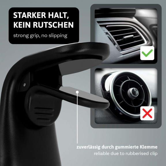 ONEFLOW Auto-Handyhalterung Magnet Alu für Lüftung – Flex Grip – Weiteres Produktbild 7 ONEFLOW Auto-Handyhalterung Magnet Alu für Lüftung – Flex Grip – Weiteres Produktbild 7