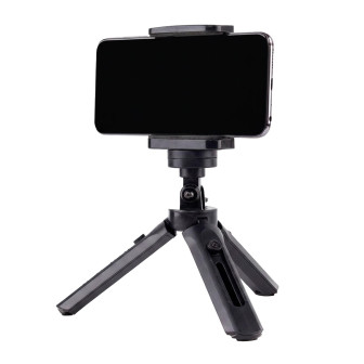 moex FlexShot mini – Mini Stativ für Smartphone und Action Cam Handy Tripod Tisch flexibel – Schwarz
