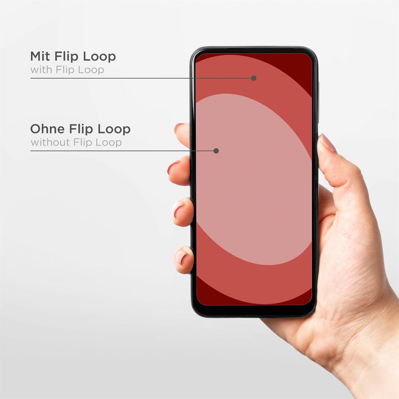ONEFLOW Handy-Griff Ringhalter 360° drehbar mit Standfunktion – Flip Loop – Weiteres Produktbild 6